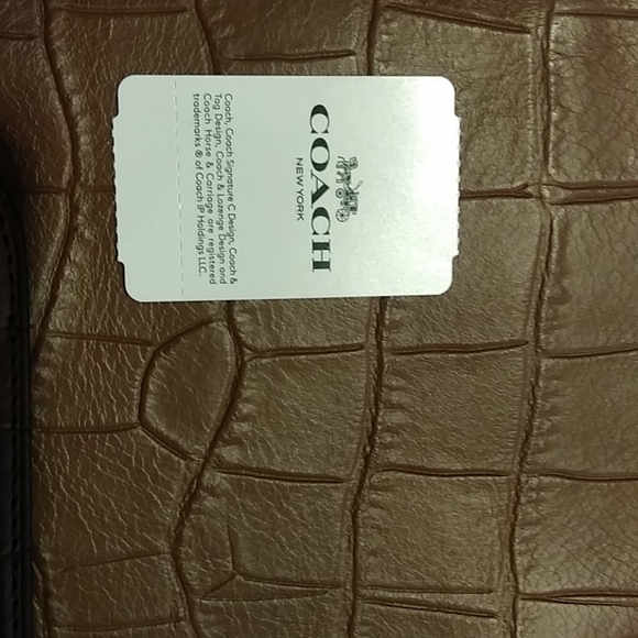 COACH || CROCODILE 🐊 MEN'S LUXURY POUCH - Picture 6 of 8